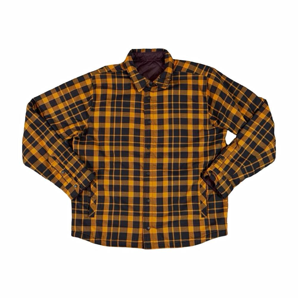 The North Face Reversible Men’s Plaid Insulated Lined Button Clasp Size XL